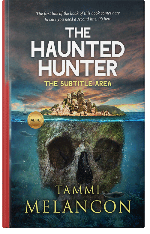 Front view of Premade Horror Book Cover - Outer Space