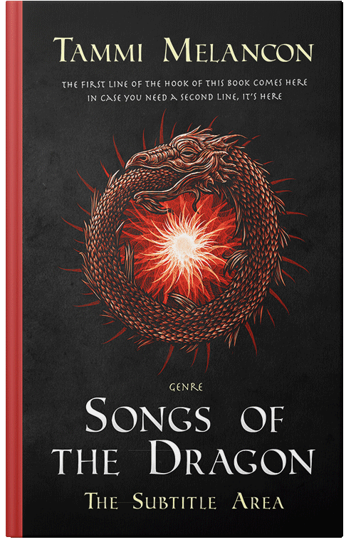 Front view of Premade Fantasy Book Cover - Cod Gray