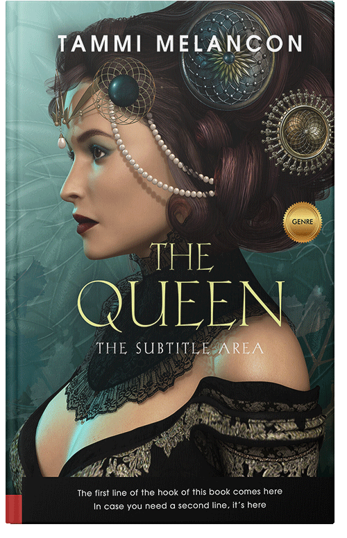 Front view of Premade Fantasy Book Cover - Indian Khaki