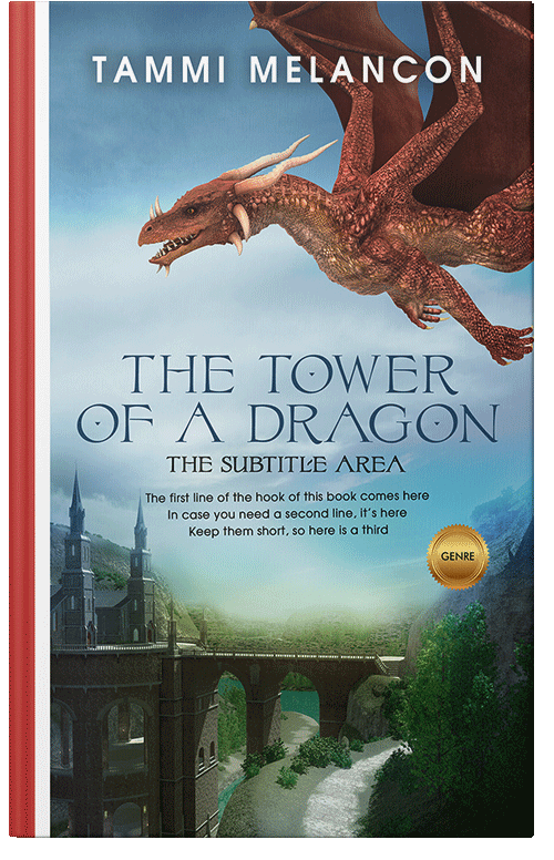 Front view of Premade Fantasy Book Cover - Heavy Metal