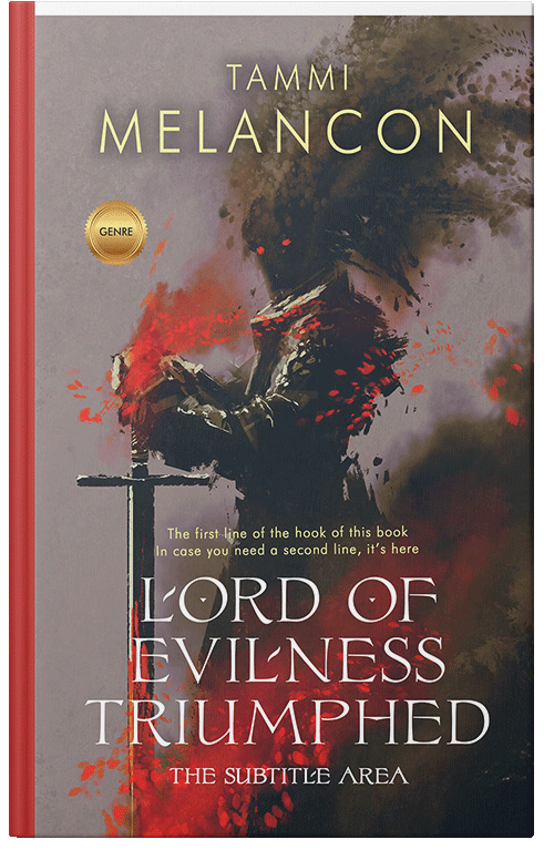 Front view of Premade Fantasy Book Cover - Russett