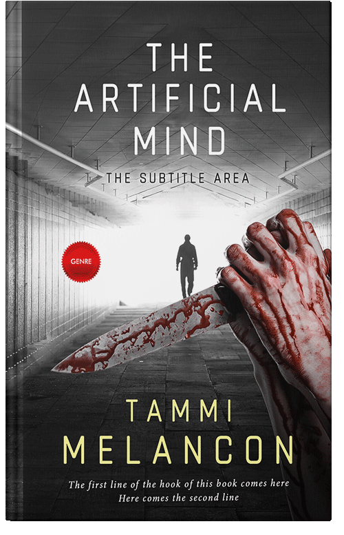 Front view of Premade Horror Book Cover - Cold Turkey