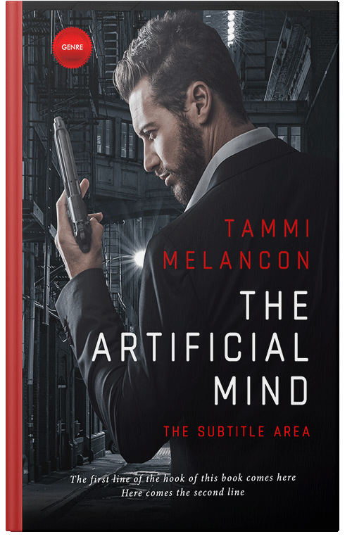 Front view of Premade Mystery & Thriller & Suspense Book Cover - Woodsmoke