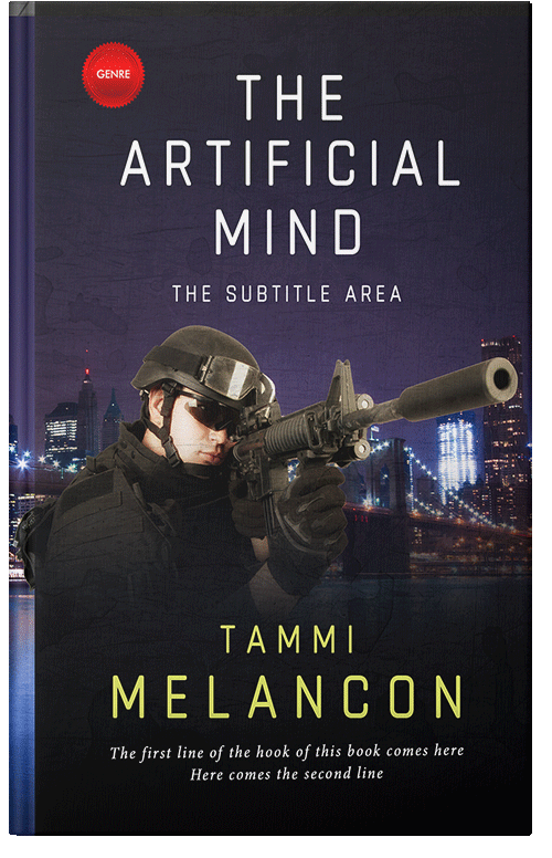 Front view of Premade Action & Adventure Book Cover - Bastille