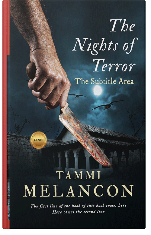 Front view of Premade Horror Book Cover - Bunker