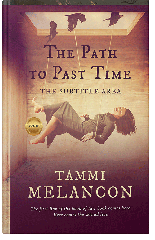 Front view of Premade Fantasy Book Cover - Copper Rust