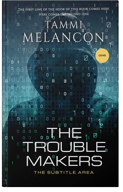 Front view of Premade Mystery & Thriller & Suspense Book Cover - Firefly