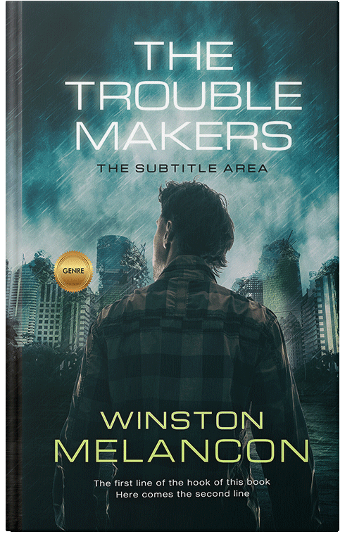 Front view of Premade Business Book Cover - Firefly