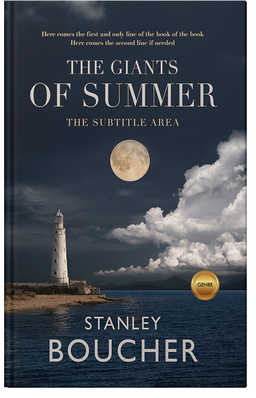 Front view of Premade Literary Fiction Book Cover - Big Stone