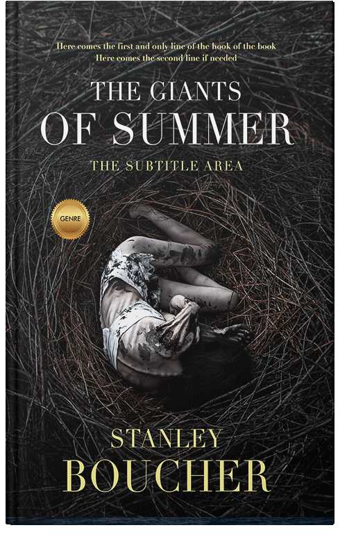 Front view of Premade Horror Book Cover - Cod Gray