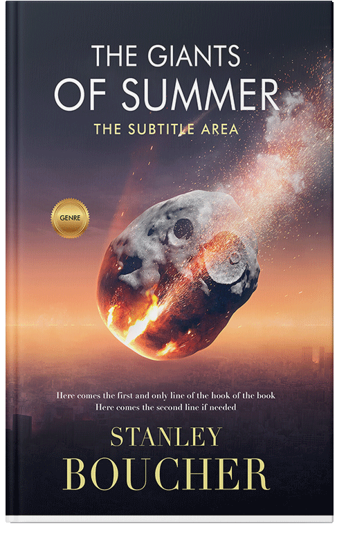 Front view of Premade Apocalyptica Book Cover - Tumbleweed