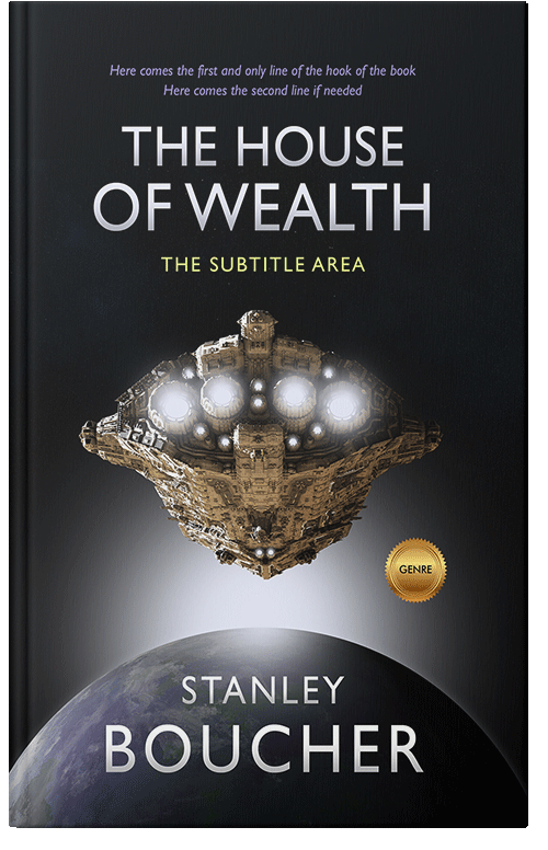 Front view of Premade Science Fiction Book Cover - Cotton Seed