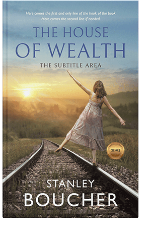 Pre Made Book Cover Tobacco Brown