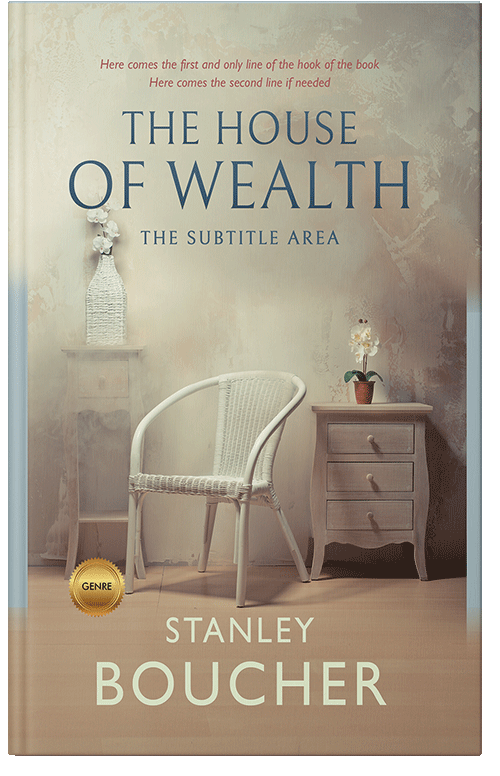 Front view of Premade Self-Improvement & Self-Help Book Cover - Hillary