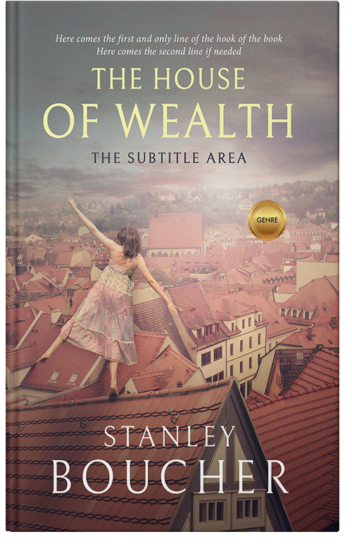 Front view of Premade Literary Fiction Book Cover - Pharlap