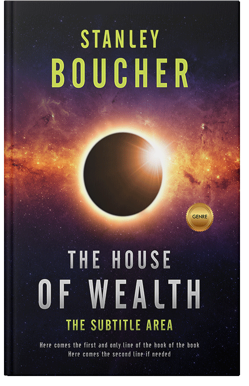 Front view of Premade Science Fiction Book Cover - Whiskey