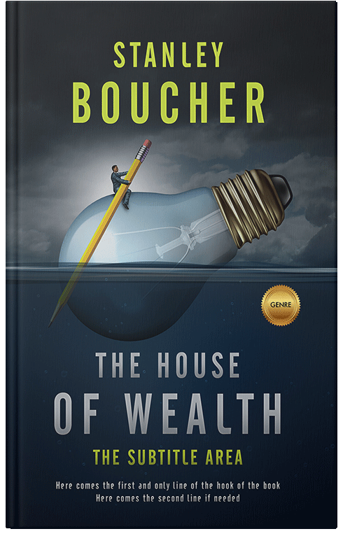 Front view of Premade Business Book Cover - Mirage