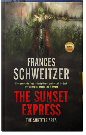 Premade Book Cover Antique Brass