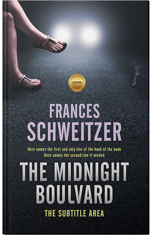 Front view of Premade Erotica Book Cover - Pale Slate