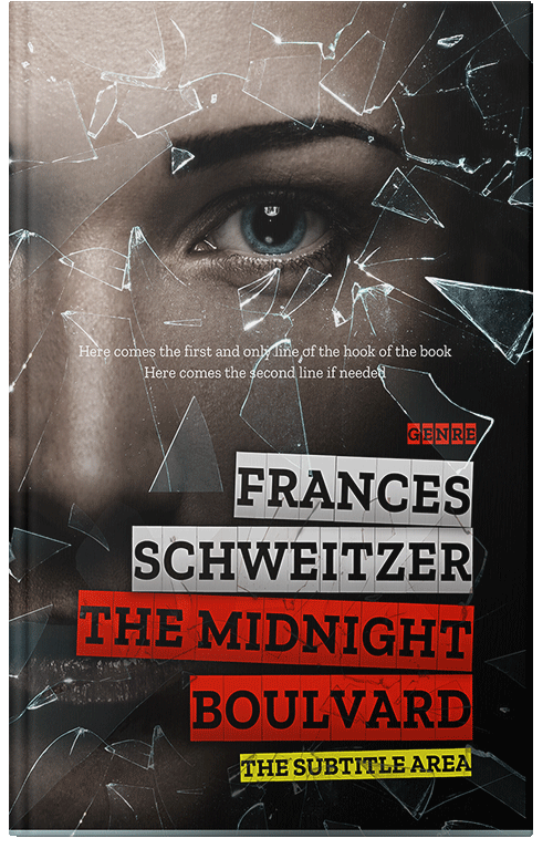 Front view of Premade Mystery & Thriller & Suspense Book Cover - Contessa