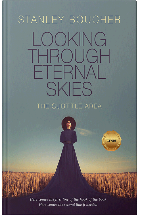 Front view of Premade Horror Book Cover - Sirocco