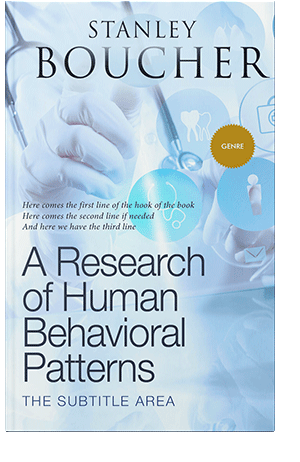 Pre Made Book Cover Tropical Blue