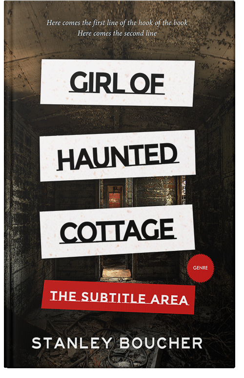 Front view of Premade Horror Book Cover - Petite Orchid