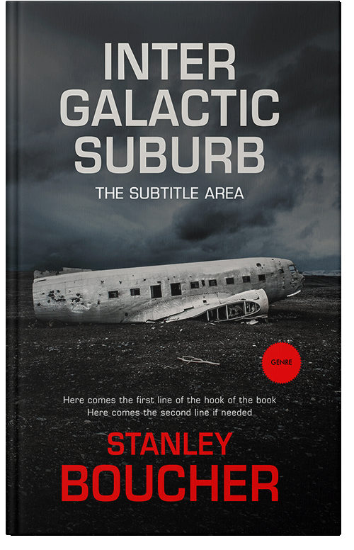 Front view of Premade Mystery & Thriller & Suspense Book Cover - Shark