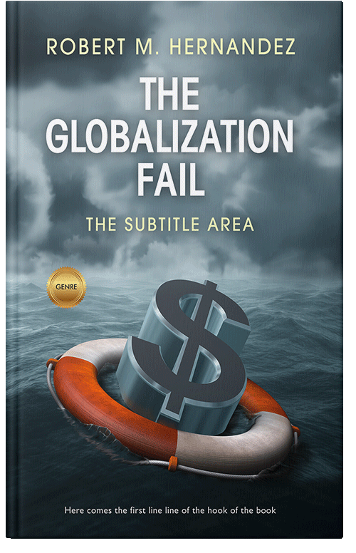 Front view of Premade Business Book Cover - Nevada