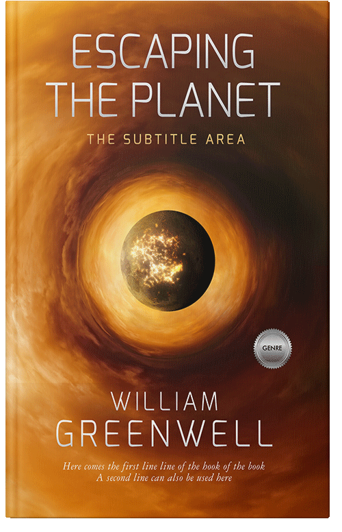 Front view of Premade Apocalyptica Book Cover - Korma