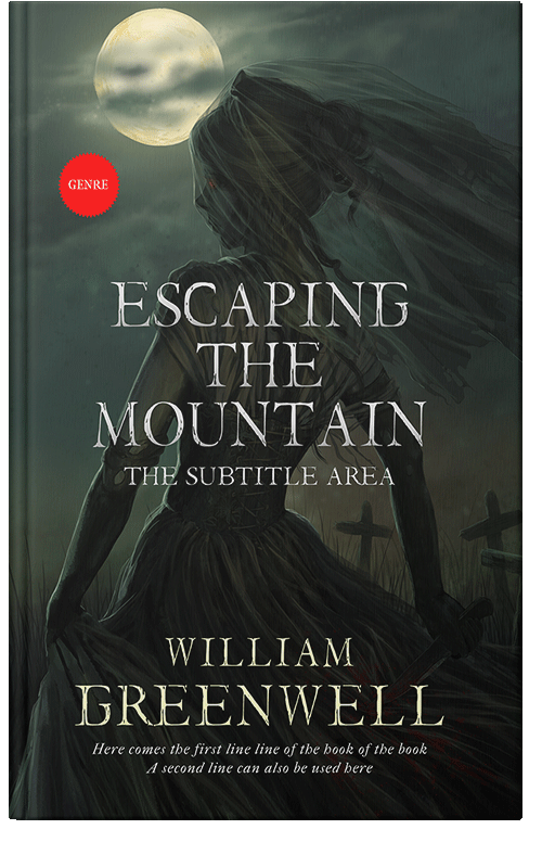 Front view of Premade Fantasy Book Cover - Heavy Metal