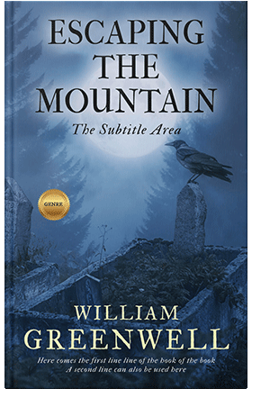 Pre Made Book Cover Chambray