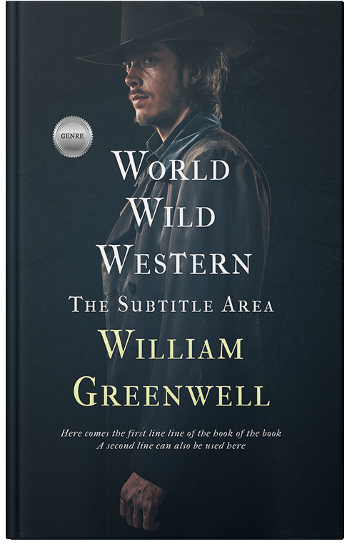 Front view of Premade Historical Book Cover - Mirage