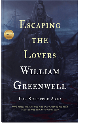 Pre Made Book Cover Ebony