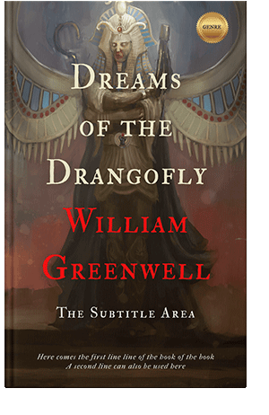 Pre Made Book Cover English Walnut