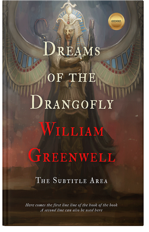 Front view of Premade Historical Book Cover - English Walnut