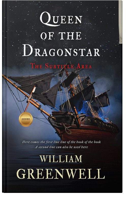 Front view of Premade Historical Book Cover - Woodsmoke