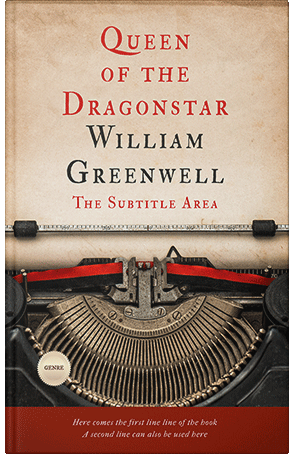 Premade Book Cover Grain Brown