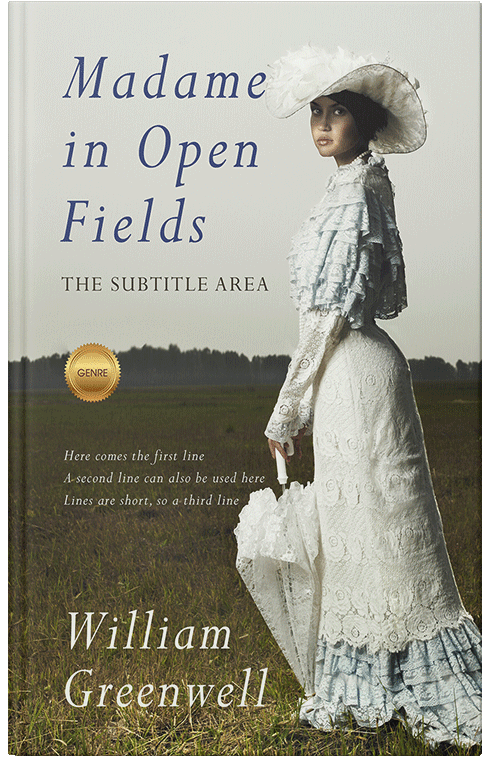 Front view of Premade Romance Book Cover - Mondo