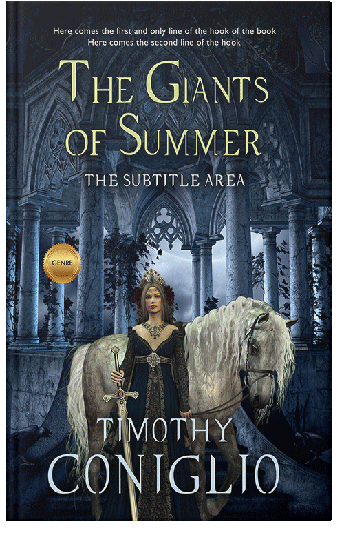 Front view of Premade Historical Book Cover - Mirage