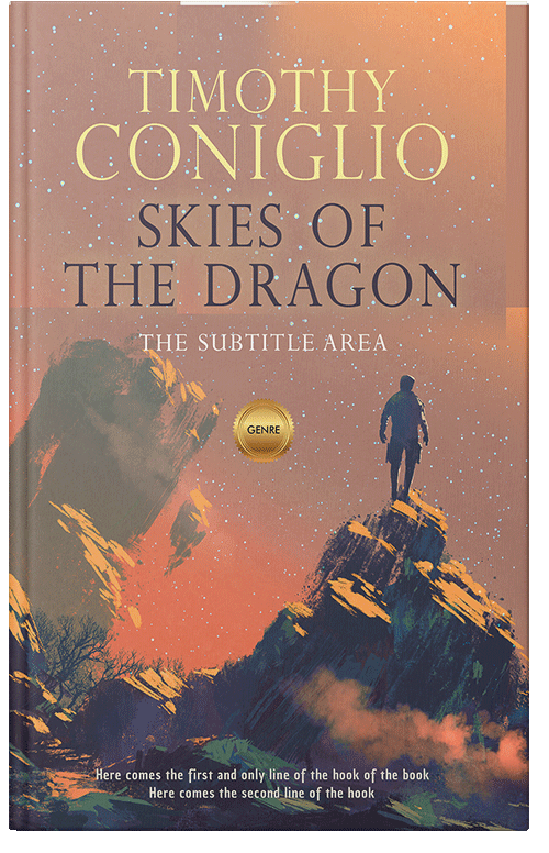 Front view of Premade Fantasy Book Cover - Brandy Rose