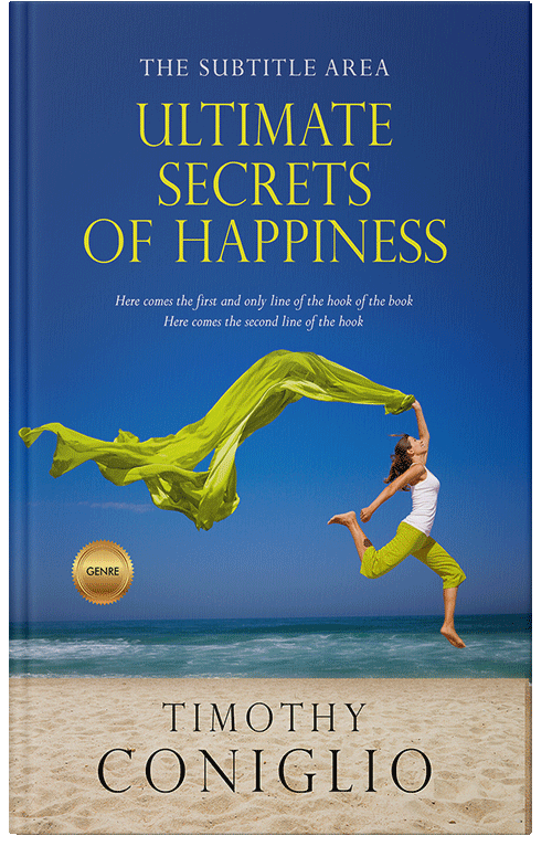 Front view of Premade Health & Mind & Body Book Cover - Matisse