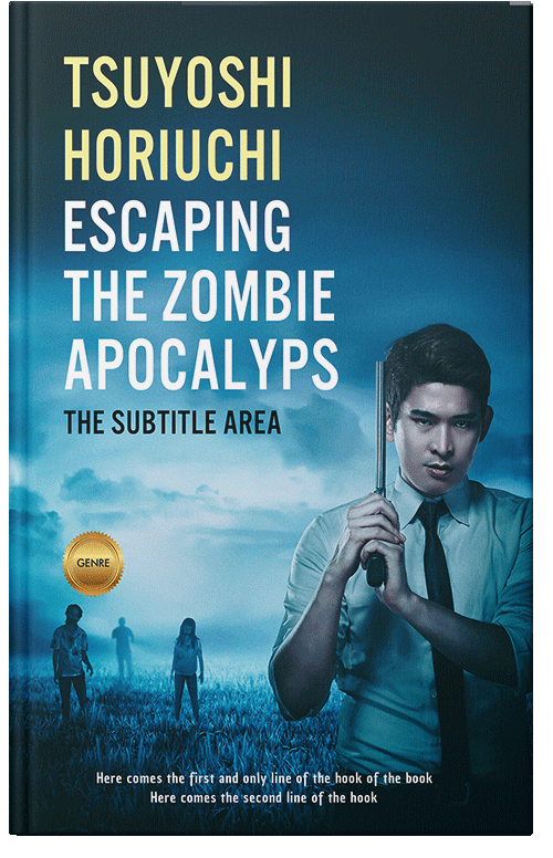 Front view of Premade Apocalyptica Book Cover - Jet Stream