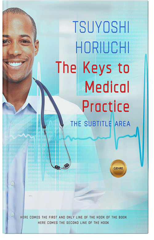 Front view of Premade Medical Book Cover - Powder Blue