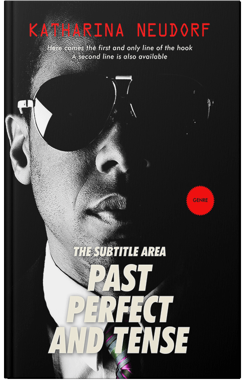 Front view of Premade Business Book Cover - Cod Gray