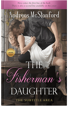 Pre Made Book Cover Cocoa Brown