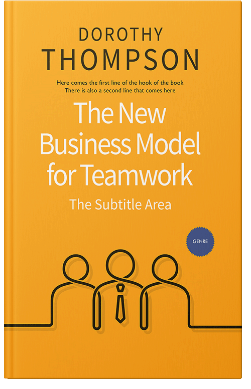 Front view of Premade Business Book Cover - Sun