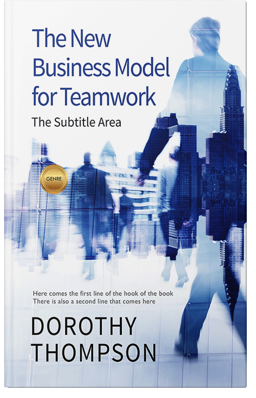 Front view of Premade Business Book Cover - Deep Koamaru