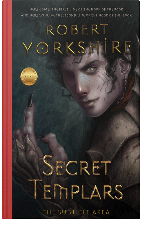 Front view of Premade Fantasy Book Cover - Log Cabin