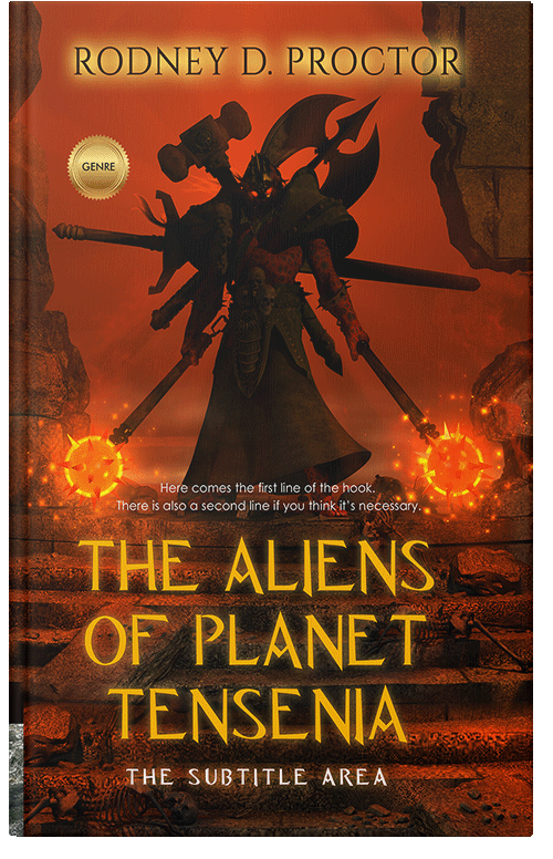 Front view of Premade Fantasy Book Cover - Clinker